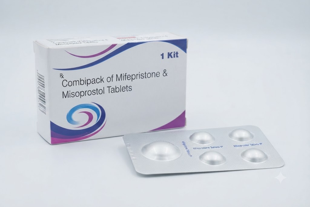 Blister pack containing Mifepristone 200 mg tablets for oral administration
